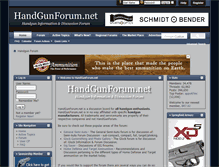 Tablet Screenshot of handgunforum.net